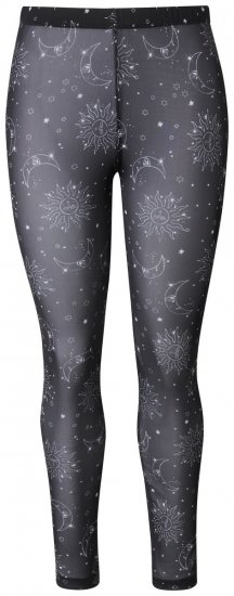 Ulla Popken 837935 Leggings de meia com padrão Preto - Collants & meias - 