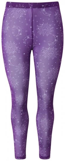Ulla Popken 837935 Leggings de meia com padrão Violeta - Collants & meias - 