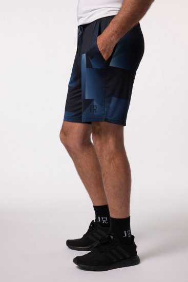 JP1880 FLEXNAMIC® GeoMotion Tennis Shorts Dark Blue - Roupa desportiva & Outdoor - Roupa Desportiva Tamanhos Grandes
