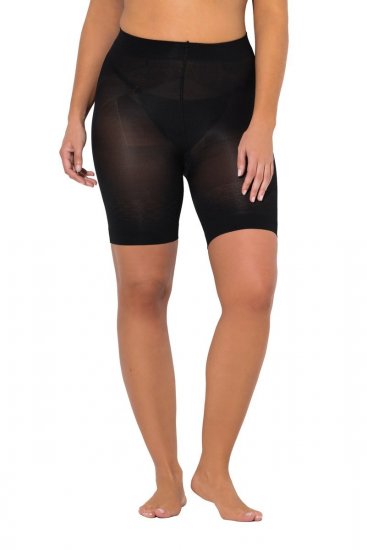 Ulla Popken 838209 Calções anti-fricção modeladores Preto - Calções anti-fricção - 