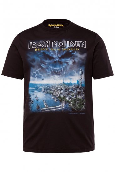 JP1880 Iron Maiden Brave New World T-Shirt Black - T-shirts - T-shirts Homem Tamanhos Grandes