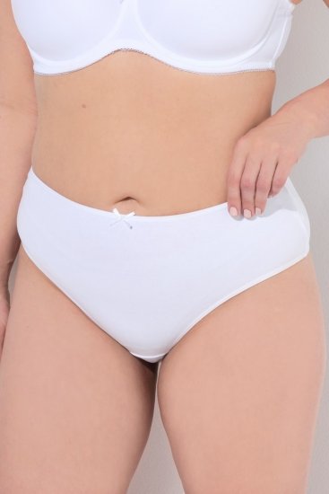 Ulla Popken 838637 Tangas pack de 3 Branco - Cuecas - 