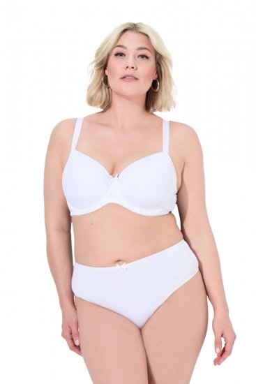 Ulla Popken 838637 Tangas pack de 3 Branco - Cuecas - 