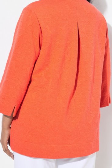 Ulla Popken 838658 Casaco Coral - Jaquetas - Casacos plus size para mulher