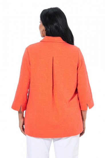 Ulla Popken 838658 Casaco Coral - Jaquetas - Casacos plus size para mulher