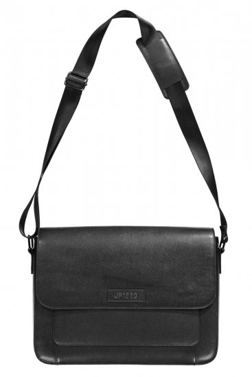 JP1880 838833 Mala tiracolo em pele Preto - Malas - 