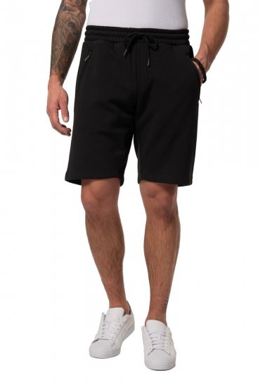 JP1880 Bermuda Sweatshorts Stomach Fit Black - Calças & calções de fato de treino - Calças de Fato de Treino Tamanhos Grandes 