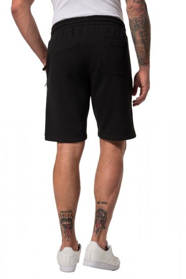 JP1880 Bermuda Sweatshorts Stomach Fit Black - Calças & calções de fato de treino - Calças de Fato de Treino Tamanhos Grandes 