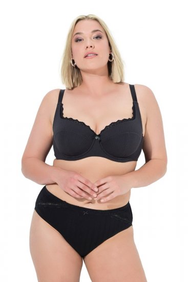 Ulla Popken 839167 Cuecas com renda pack de 4 Multicolor - Cuecas - 