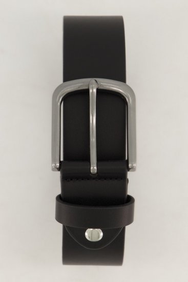 JP1880 839374 Cinto em imitação de pele com fivela de metal Preto - Acessórios - Acessórios para Homem
