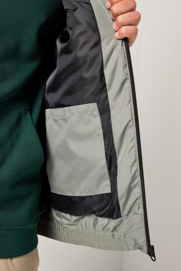 JAY-PI Lightly Quilted Vest with Stomach Fit Grey - Casacos - Casacos Homem Tamanhos Grandes