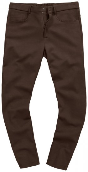 JP1880 New York Flexnamic Calças em jersey com cinco bolsos Castanho escuro - Fatos - Fatos de Homem Tamanhos Grandes