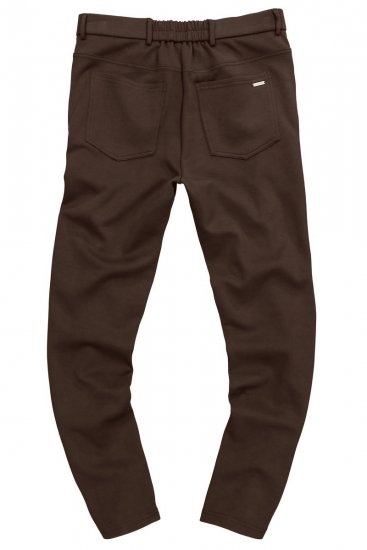 JP1880 New York Flexnamic Calças em jersey com cinco bolsos Castanho escuro - Fatos - Fatos de Homem Tamanhos Grandes
