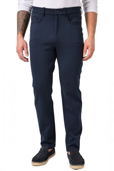 JP1880 New York Flexnamic Calças em jersey com cinco bolsos Azul-marinho - Fatos - Fatos de Homem Tamanhos Grandes