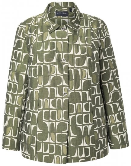 Ulla Popken 839781 Casaco Cinzento - Jaquetas - Casacos plus size para mulher