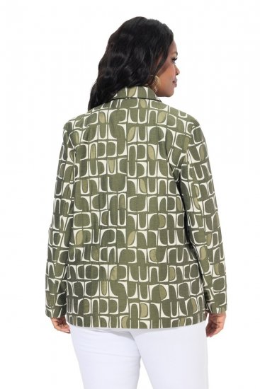Ulla Popken 839781 Casaco Cinzento - Jaquetas - Casacos plus size para mulher