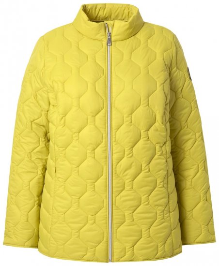 Ulla Popken 840050 Casaco acolchoado Azul claro - Jaquetas - Casacos plus size para mulher