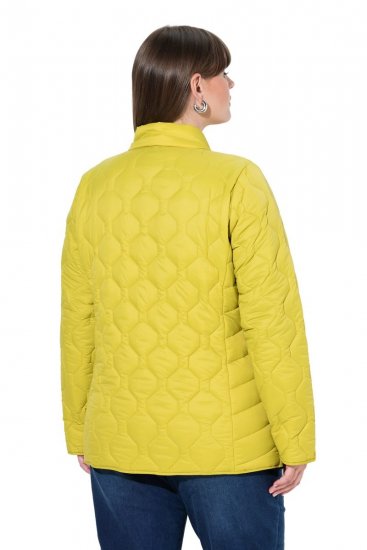 Ulla Popken 840050 Casaco acolchoado Azul claro - Jaquetas - Casacos plus size para mulher