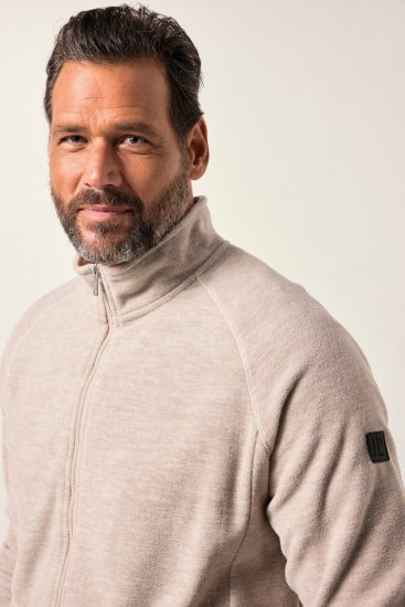 JP1880 Fleece Jacket Stand-up Collar Dusty Pink - Roupa desportiva & Outdoor - Roupa Desportiva Tamanhos Grandes