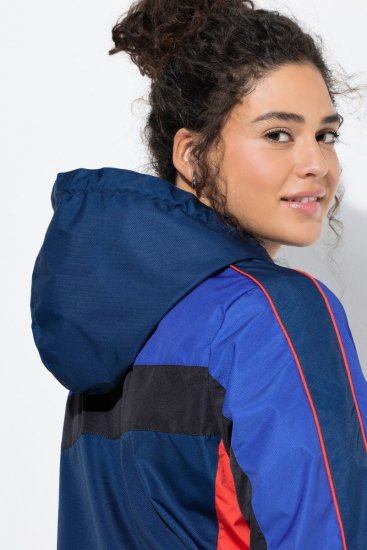 Ulla Popken 840094 Casaco técnico Azul-marinho - Jaquetas - Casacos plus size para mulher