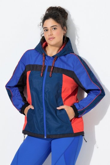 Ulla Popken 840094 Casaco técnico Azul-marinho - Jaquetas - Casacos plus size para mulher