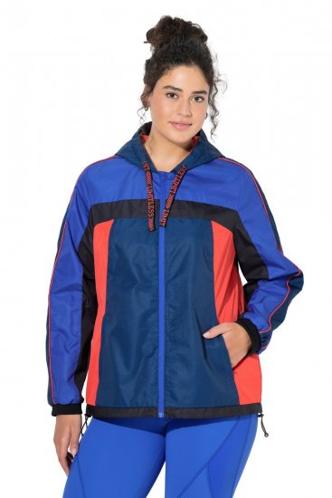 Ulla Popken 840094 Casaco técnico Azul-marinho - Jaquetas - Casacos plus size para mulher