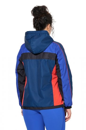 Ulla Popken 840094 Casaco técnico Azul-marinho - Jaquetas - Casacos plus size para mulher