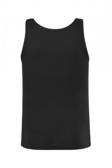 Men+ 620 Camisola de alças canelada Preto - T-shirts - T-shirts Homem Tamanhos Grandes