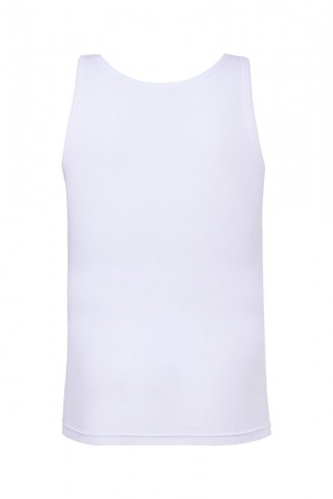 Men+ 620 Camisola de alças canelada Branco - T-shirts - T-shirts Homem Tamanhos Grandes