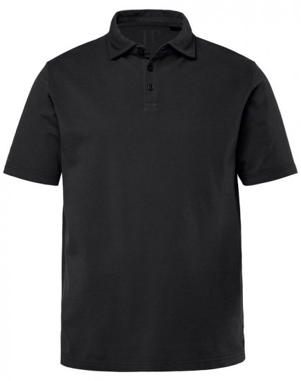 JP1880 Polo Shirt Pique Vintage Black - Pólos - Pólos Tamanhos Grandes Homem