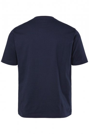 JP1880 T-Shirt Short Sleeve Chest Print Navy - T-shirts - T-shirts Homem Tamanhos Grandes