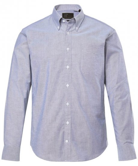 JP1880 Oxford Shirt Long Sleeve Denim Blue - Camisas - Camisas Homem Tamanhos Grandes