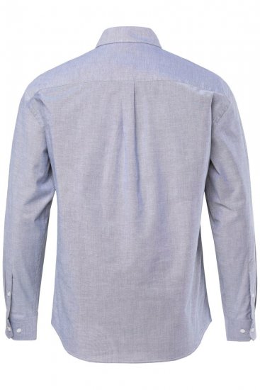 JP1880 Oxford Shirt Long Sleeve Denim Blue - Camisas - Camisas Homem Tamanhos Grandes