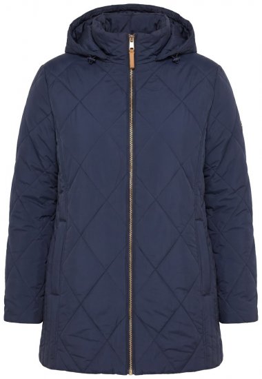 Ulla Popken 841360 Casaco acolchoado Azul-marinho - Jaquetas - Casacos plus size para mulher