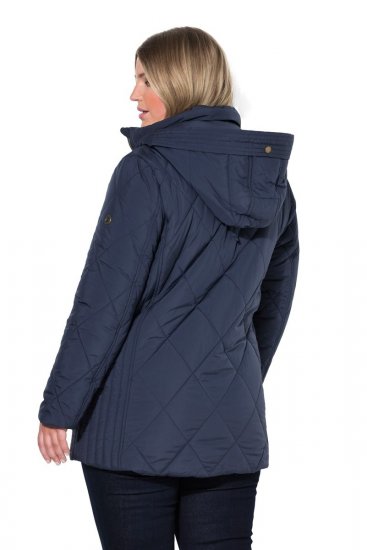 Ulla Popken 841360 Casaco acolchoado Azul-marinho - Jaquetas - Casacos plus size para mulher