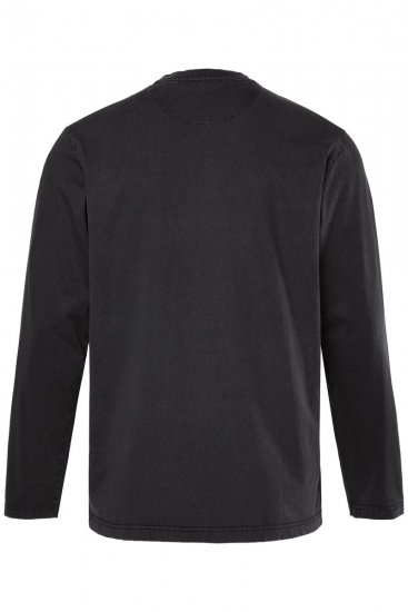 Men+ 612 T-shirt manga comprida Denim Brand Company Preto - T-shirts - T-shirts Homem Tamanhos Grandes