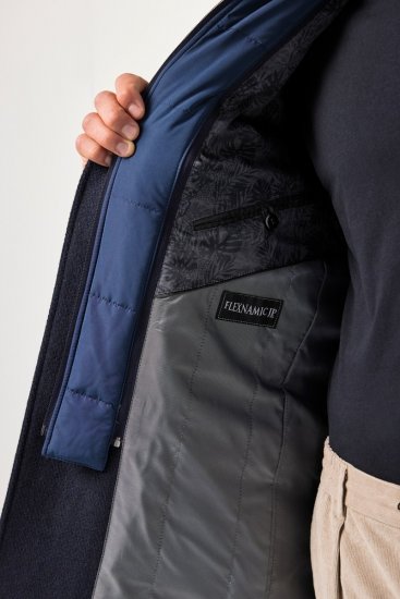 JP1880 Coat Flexnamic With Removable Insert Navy - Casacos - Casacos Homem Tamanhos Grandes