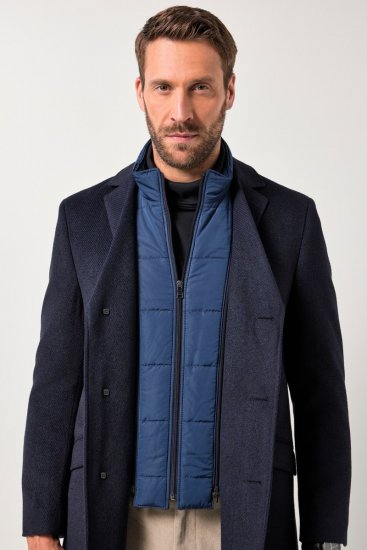 JP1880 Coat Flexnamic With Removable Insert Navy - Casacos - Casacos Homem Tamanhos Grandes