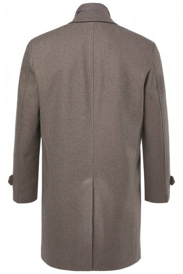 JP1880 Coat Flexnamic Quilted Insert Grey TALL - TALL casacos - Casacos TALL para homens altos