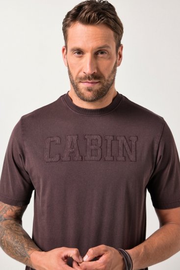 JP1880 T-Shirt Cabin Vintage Mocha - T-shirts - T-shirts Homem Tamanhos Grandes