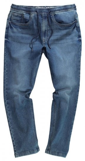 JP1880 FLEXNAMIC Straight Fit Jeans with Stretch Waist - Jeans & calças - Jeans & Calças Tamanhos Grandes Homem