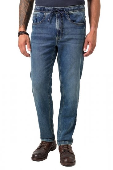 JP1880 FLEXNAMIC Straight Fit Jeans with Stretch Waist - Jeans & calças - Jeans & Calças Tamanhos Grandes Homem