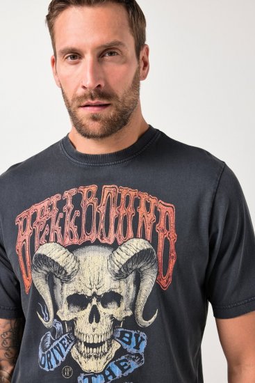 JP1880 T-Shirt Driven By The Devil Black - T-shirts - T-shirts Homem Tamanhos Grandes