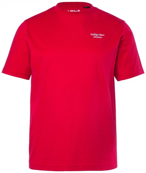 Men+ 500 T-shirt Indigo Blue Denim Vermelho escuro - T-shirts - T-shirts Homem Tamanhos Grandes
