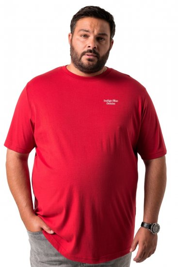 Men+ 500 T-shirt Indigo Blue Denim Vermelho escuro - T-shirts - T-shirts Homem Tamanhos Grandes