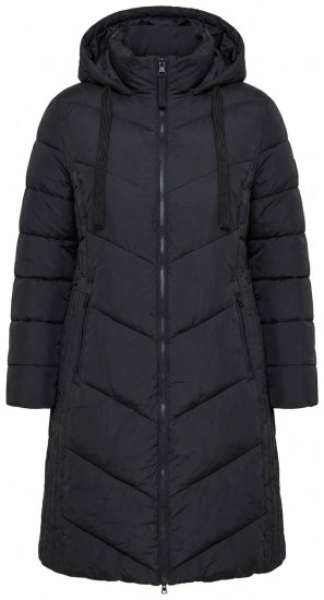 Ulla Popken 842877 Casaco técnico Preto - Jaquetas - Casacos plus size para mulher