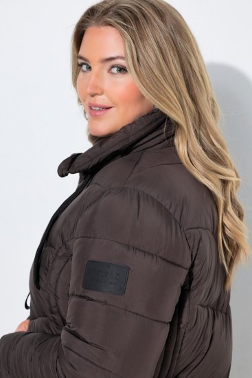 Ulla Popken 842877 Casaco técnico Verde escuro - Jaquetas - Casacos plus size para mulher
