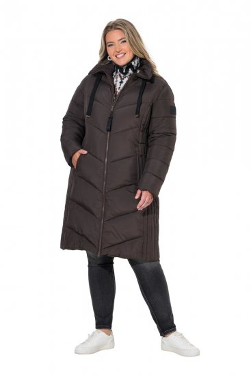 Ulla Popken 842877 Casaco técnico Verde escuro - Jaquetas - Casacos plus size para mulher