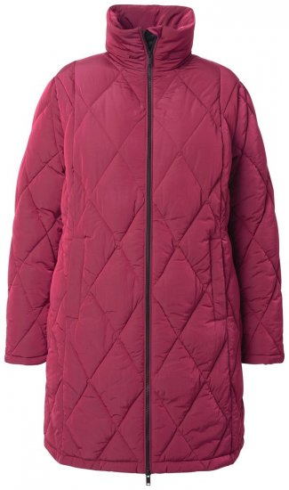 Ulla Popken 842937 Casaco acolchoado Vermelho - Jaquetas - Casacos plus size para mulher