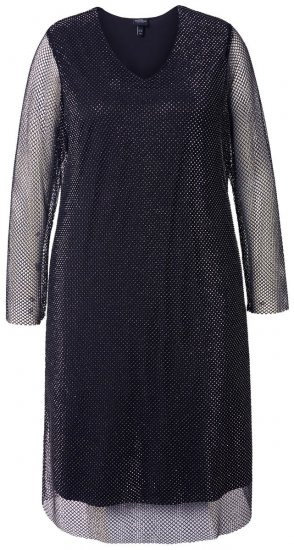 Ulla Popken 843232 Vestido de lantejoulas Cinzento - Vestidos de noite - Vestidos de festa em tamanhos grandes